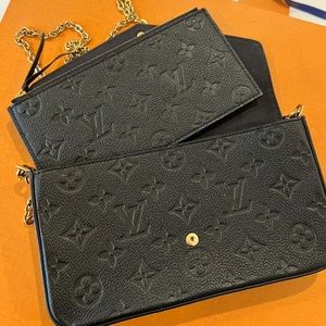 Stunning Black LV Clutch - Authentic Louis Vuitton like new